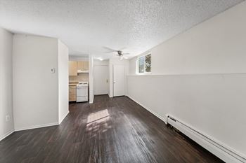 Ceiling fan with overhead lighting